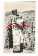 Carte Photo ZAGOURSKI Original Photo Kenya Kenia Masai Femme Bebe L'Afrique Qui Disparait Africa Ethnique CPA - Kenia