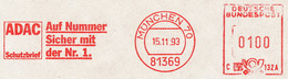 Freistempel Kleiner Ausschnitt 1828 ADAC Auf Nummer Sicher Mit Der Nr 1 - Machine Stamps (ATM)