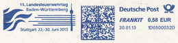 Freistempel Kleiner Ausschnitt 1831 Landesfeuerwehrtag Stuttgart Fernsehturm - Machine Stamps (ATM)