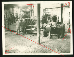 Orig. XXL Foto Um 1930, Werkhalle Der Heymer & Pilz AG In Meuselwitz, Werkzeug Maschinenbau, Arbeiter, Maschine, Halle - Meuselwitz