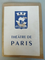 Programme  THEATRE De PARIS - Programs