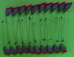 Lot 20 Anciens PLOMBS - Pêche - Poids Tête De Poisson 10 Ou 12 Grammes - "neuf De Stock" - Vers 1950 1960 - Fishing