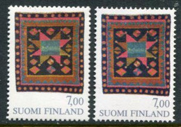 FINLAND 1982 Definitive: Folk Art On Both Papers  MNH / **.  Michel 894x+y - Neufs