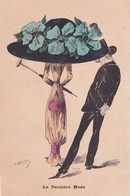 Illustrateur -Roberty - Une Femme  Et Son Très Gand Chapeau - La Dernière Mode - Sonstige & Ohne Zuordnung