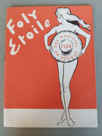 Programme  FOLY ETOILE Club Des Nudistes En Rodage - Programs