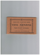 Postkartenheft - Elsass - 1. Weltkrieg - Vieil-Armand - Hartmannswillerkopf - Burg Tiefenbach - Grand Ballon - Alsace