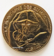 Monnaie De Paris 67.Kintzheim - Montagne Des Singes - Tête De Macaque 2013 - 2013