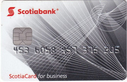 CANADA - ScotiaBank Business Card(reverse G&D), 05/12, Used - Carte Di Credito (scadenza Min. 10 Anni)