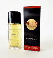 Miniatures De Parfum OPIUM  Pour HOMME De YVES SAINT LAURENT   EDT 7.5  Ml   + Boite - Miniatures Men's Fragrances (in Box)