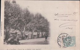 Salernes Cours Du 14 Juillet (rive Gauche, 1906) - Salernes