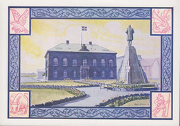 1930. ISLAND.  The Parliament. Alltinget. Interesting Card (size 168 Mm X 118) In The Style As The Parliam... - JF520725 - Briefe U. Dokumente