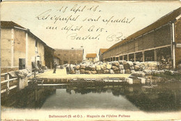 91 BALLANCOURT MAGASIN DE L USINE PALLEAU USINE A PAPIER F.M. EXPEDIE DU 22 ème REGIMENT D INFANTERIE EN 1918 - Ballancourt Sur Essonne