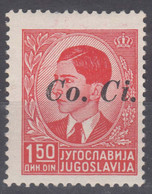 Italy Occupation Of Slovenia - Lubiana, Co.Ci (Commissariato Civile) Overprint 1941 Sassone#4 Mint Hinged - Ljubljana