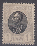 Serbia Kingdom 1905 Mi#84 Y - Horizontally Laid Paper, Mint Hinged - Serbien