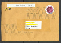 USA 2022 Cover To ESTONIA O Los Angeles - Lettres & Documents