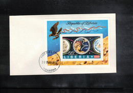 Liberia 1973 Space / Raumfahrt Apollo XVII Block FDC - Africa