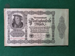 50000 Mark Reichsbanknote - 50000 Mark