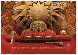 HUNGARY - 2022. S/S - The Fundamental Law Of Hungary Entered Into Force 10 Years Ago / Hungarian Saint Crown MNH!!! - Neufs