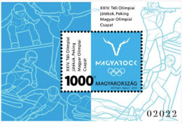 HUNGARY - 2022. S/S - 24th Winter Olympic Games, Beijing  MNH!!! - Ongebruikt