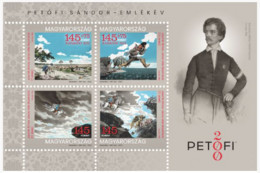 HUNGARY - 2022.  Minisheet  - For Youth-  Sándor Petőfi Memorial Year / Illustrations From John The Hero  MNH!!! - Unused Stamps