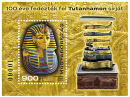 HUNGARY - 2022. S/S - 100th Anniversary Of The Discovering Of Tomb Of Tutankhamun / Funerary Mask  MNH!!! - Nuevos