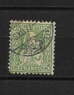 LOTE 1377  /// (C010)  SUIZA 1867   YVERT Nº: 45 - Usati