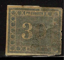 PRUSSIA 1866 30 Sgr Blue SG 39 HM #ZZGP57 - Nuovi