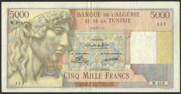 Algérie - 5.000 Francs 1949 - Pick 109a - Algeria