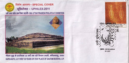 BUDDHISM-  KAPILVASTU- UPHILES 2011- SPECIAL COVER-INDIA-2011 - BX2-39 - Buddhism