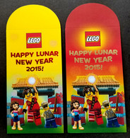 Malaysia LEGO 2015 Legoland Cartoon Chinese New Year Lunar Angpao (money Red Packet) - Nouvel An