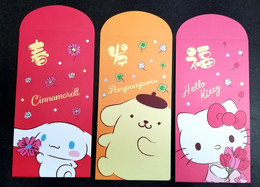 Malaysia Darlie 2021 Hello Kitty Cartoon Animation Chinese New Year Angpao (money Red Packet) - Año Nuevo