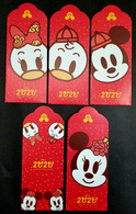 Malaysia Shell 2020 Chinese New Year Walt Disney Mickey Cartoon Animation Angpao (money Red Packet) - Nieuwjaar