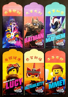 Malaysia Cinema Lego 2 Movie 2019 Batman Lucy Mayhem Ultrakatty Cartoon Chinese New Year Angpao (money Red Packet) - Nouvel An