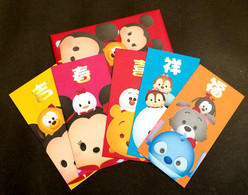 Malaysia Wall's 2018 Walt Disney Mickey Winnie Pooh Donald Duck Chinese New Year Angpao (money Red Packet) - Nouvel An