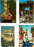 TUNISIE / Lot De 735 C.P.M. écrites - 500 Postcards Min.