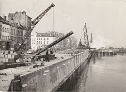 2078 OOstende Ostend Ostende Construction New Port Nouveaux Quais Original Photo 1959 13x18cm - Places