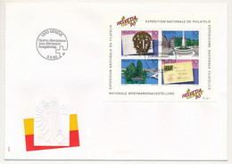 SUISSE - Enveloppe FDC - Bloc Feuillet Exposition Nationale De Philatélie 1990 - GENEVE - 5/9/1990 - FDC