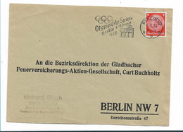 Oy201 / OLYMPIADE 1936, Mit Werbestempel - Ete 1936: Berlin