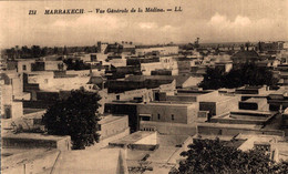 N°92951 -cpa Marrakech -vue Générale De La Médina- - Marrakech