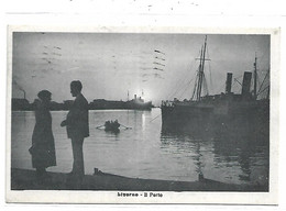 LI126 -  LIVORNO - IL PORTO - ANIMATA - F.P.  VIAGGIATA 1924 - Livorno