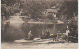 (25) Frontière Franco-Suisse . Les BASSINS DU DOUBS . Arrivée Du Canot Automobile Au  Dernier Bassin - Autres & Non Classés