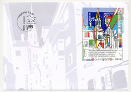 SUISSE - Env. FDC - Bloc Feuillet - Exposition Nationale De Philatélie NABA - St Gallien - 9/9/1999 - FDC