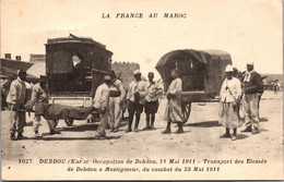 DEBDOU - Maroc Occupation De Debdou , 11 Mai 1911 - Transport Des Blessés De Debdou à Mestigneur (pli Sur Le Haut) - Other