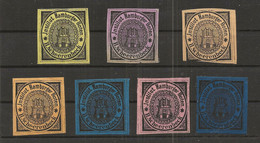 ALLEMAGNE 7 TIMBRES NEUFS HAMBOURG INSTITUT - Sonstige & Ohne Zuordnung