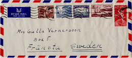 South Africa 1949, Cover Cancel Johannesburg To Sweden. - South Africa