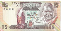 ZAMBIE - 5 Kwacha 1984-1986 UNC - Zambie