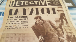 DETECTIVE 35/BORDEAUX LIBOURNE  LA MARQUE /TOULON GANSTERS /AFFAIRE PRINCE /PARIS MASSACRE INNOCENTS - 1900 - 1949
