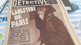 DETECTIVE 35/GANSTERS PARIS/BANQUET STAVISKY/ASSASSINAT PRINCE/TRAINS /MAITRES DE LA DROGUE/ - 1900 - 1949
