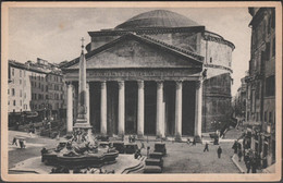 Il Pantheon, Roma, 1936 - Cesare Capello Cartolina - Panteón