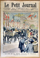 Le Petit Journal N°675 25/10/1903 Le Roi Et La Reine D'Italie En France (Victor-Emmanuel III)/Drame De L'Hôtel Régina - Le Petit Journal